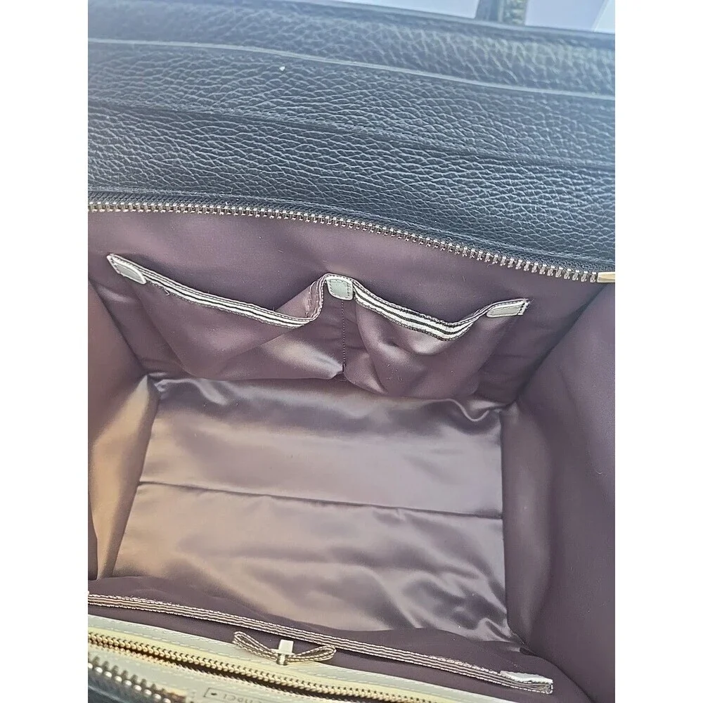 Henri Bendel Rivington  Tote Bag Black Leather
